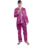 My Pour Cup Painting CBDOilPrincess E6d0aa64-0a00-4bb0-9d64-d9c98a867acf Men s Long Sleeve Satin Pajamas Set