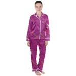 My Pour Cup Painting CBDOilPrincess E6d0aa64-0a00-4bb0-9d64-d9c98a867acf Satin Long Sleeve Pajamas Set