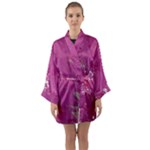 My Pour Cup Painting CBDOilPrincess E6d0aa64-0a00-4bb0-9d64-d9c98a867acf Long Sleeve Satin Kimono