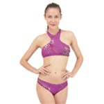 My Pour Cup Painting CBDOilPrincess E6d0aa64-0a00-4bb0-9d64-d9c98a867acf High Neck Bikini Set