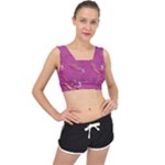 My Pour Cup Painting CBDOilPrincess E6d0aa64-0a00-4bb0-9d64-d9c98a867acf V-Back Sports Bra