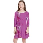 My Pour Cup Painting CBDOilPrincess E6d0aa64-0a00-4bb0-9d64-d9c98a867acf Kids  Quarter Sleeve Skater Dress