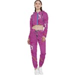 My Pour Cup Painting CBDOilPrincess E6d0aa64-0a00-4bb0-9d64-d9c98a867acf Cropped Zip Up Lounge Set
