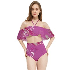 Halter Flowy Bikini Set  