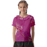 My Pour Cup Painting CBDOilPrincess E6d0aa64-0a00-4bb0-9d64-d9c98a867acf Kids  Frill Chiffon Blouse