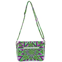 Shoulder Bag with Back Zipper 
