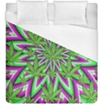 Purple Green White Marijuana Leaves CBDOilPrincess 726130cb-4fcc-4da8-acfb-52b94836ba03 Duvet Cover (King Size)