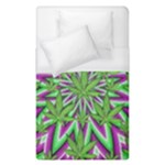 Purple Green White Marijuana Leaves CBDOilPrincess 726130cb-4fcc-4da8-acfb-52b94836ba03 Duvet Cover (Single Size)