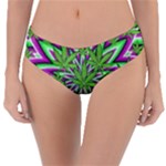 Purple Green White Marijuana Leaves CBDOilPrincess 726130cb-4fcc-4da8-acfb-52b94836ba03 Reversible Classic Bikini Bottoms