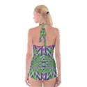Boyleg Halter Swimsuit  