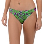 Purple Green White Marijuana Leaves CBDOilPrincess 726130cb-4fcc-4da8-acfb-52b94836ba03 Band Bikini Bottom