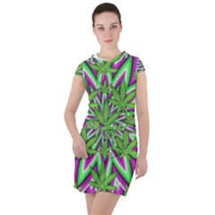 Drawstring Hooded Dress 