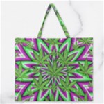 Purple Green White Marijuana Leaves CBDOilPrincess 726130cb-4fcc-4da8-acfb-52b94836ba03 Zipper Large Tote Bag