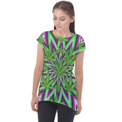 Cap Sleeve High Low Top 