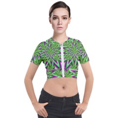 Short Sleeve Cropped Jacket 
