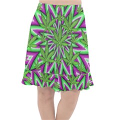 Fishtail Chiffon Skirt 