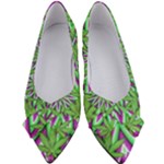 Purple Green White Marijuana Leaves CBDOilPrincess 726130cb-4fcc-4da8-acfb-52b94836ba03 Women s Bow Heels