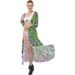 Purple Green White Marijuana Leaves CBDOilPrincess 726130cb-4fcc-4da8-acfb-52b94836ba03 Maxi Chiffon Beach Wrap