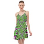 Purple Green White Marijuana Leaves CBDOilPrincess 726130cb-4fcc-4da8-acfb-52b94836ba03 Summer Time Chiffon Dress