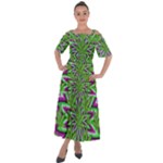Purple Green White Marijuana Leaves CBDOilPrincess 726130cb-4fcc-4da8-acfb-52b94836ba03 Shoulder Straps Boho Maxi Dress 