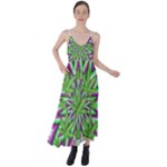 Purple Green White Marijuana Leaves CBDOilPrincess 726130cb-4fcc-4da8-acfb-52b94836ba03 Tie Back Maxi Dress