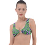 Purple Green White Marijuana Leaves CBDOilPrincess 726130cb-4fcc-4da8-acfb-52b94836ba03 Ring Detail Bikini Top
