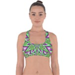 Purple Green White Marijuana Leaves CBDOilPrincess 726130cb-4fcc-4da8-acfb-52b94836ba03 Cross Back Hipster Bikini Top 