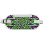 Purple Green White Marijuana Leaves CBDOilPrincess 726130cb-4fcc-4da8-acfb-52b94836ba03 Rounded Waist Pouch