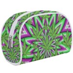 Purple Green White Marijuana Leaves CBDOilPrincess 726130cb-4fcc-4da8-acfb-52b94836ba03 Make Up Case (Large)