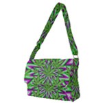 Purple Green White Marijuana Leaves CBDOilPrincess 726130cb-4fcc-4da8-acfb-52b94836ba03 Full Print Messenger Bag (M)