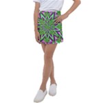 Purple Green White Marijuana Leaves CBDOilPrincess 726130cb-4fcc-4da8-acfb-52b94836ba03 Kids  Tennis Skirt