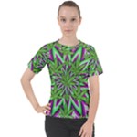 Purple Green White Marijuana Leaves CBDOilPrincess 726130cb-4fcc-4da8-acfb-52b94836ba03 Women s Sport Raglan Tee
