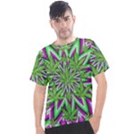 Purple Green White Marijuana Leaves CBDOilPrincess 726130cb-4fcc-4da8-acfb-52b94836ba03 Men s Sport Top