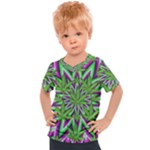 Purple Green White Marijuana Leaves CBDOilPrincess 726130cb-4fcc-4da8-acfb-52b94836ba03 Kids  Sports Tee