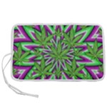 Purple Green White Marijuana Leaves CBDOilPrincess 726130cb-4fcc-4da8-acfb-52b94836ba03 Pen Storage Case (S)