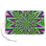Purple Green White Marijuana Leaves CBDOilPrincess 726130cb-4fcc-4da8-acfb-52b94836ba03 Pen Storage Case (M)