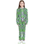 Purple Green White Marijuana Leaves CBDOilPrincess 726130cb-4fcc-4da8-acfb-52b94836ba03 Kids  Tracksuit