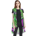 Purple Green White Marijuana Leaves CBDOilPrincess 726130cb-4fcc-4da8-acfb-52b94836ba03 Sleeveless Chiffon Waistcoat Shirt