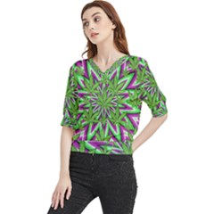 Quarter Sleeve Blouse 