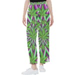 Purple Green White Marijuana Leaves CBDOilPrincess 726130cb-4fcc-4da8-acfb-52b94836ba03 Women s Pants 