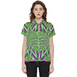 Purple Green White Marijuana Leaves CBDOilPrincess 726130cb-4fcc-4da8-acfb-52b94836ba03 Short Sleeve Pocket Shirt