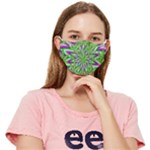Purple Green White Marijuana Leaves CBDOilPrincess 726130cb-4fcc-4da8-acfb-52b94836ba03 Fitted Cloth Face Mask (Adult)