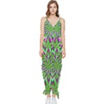 Purple Green White Marijuana Leaves CBDOilPrincess 726130cb-4fcc-4da8-acfb-52b94836ba03 Sleeveless Tie Ankle Jumpsuit
