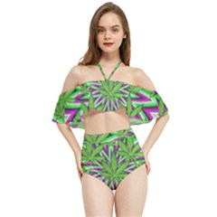 Halter Flowy Bikini Set  