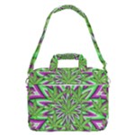 Purple Green White Marijuana Leaves CBDOilPrincess 726130cb-4fcc-4da8-acfb-52b94836ba03 MacBook Pro Shoulder Laptop Bag (Large)