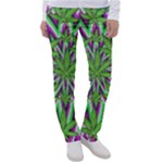 Purple Green White Marijuana Leaves CBDOilPrincess 726130cb-4fcc-4da8-acfb-52b94836ba03 Women s Casual Pants