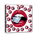 Lips & Diamonds CBDOilPrincess 62cd68e7-1aab-47ac-986a-7899c6d06da7 Mini Canvas 6  x 6  (Stretched)