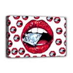 Lips & Diamonds CBDOilPrincess 62cd68e7-1aab-47ac-986a-7899c6d06da7 Deluxe Canvas 18  x 12  (Stretched)