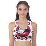 Lips & Diamonds CBDOilPrincess 62cd68e7-1aab-47ac-986a-7899c6d06da7 Sports Bra