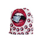 Lips & Diamonds CBDOilPrincess 62cd68e7-1aab-47ac-986a-7899c6d06da7 Drawstring Pouch (Large)